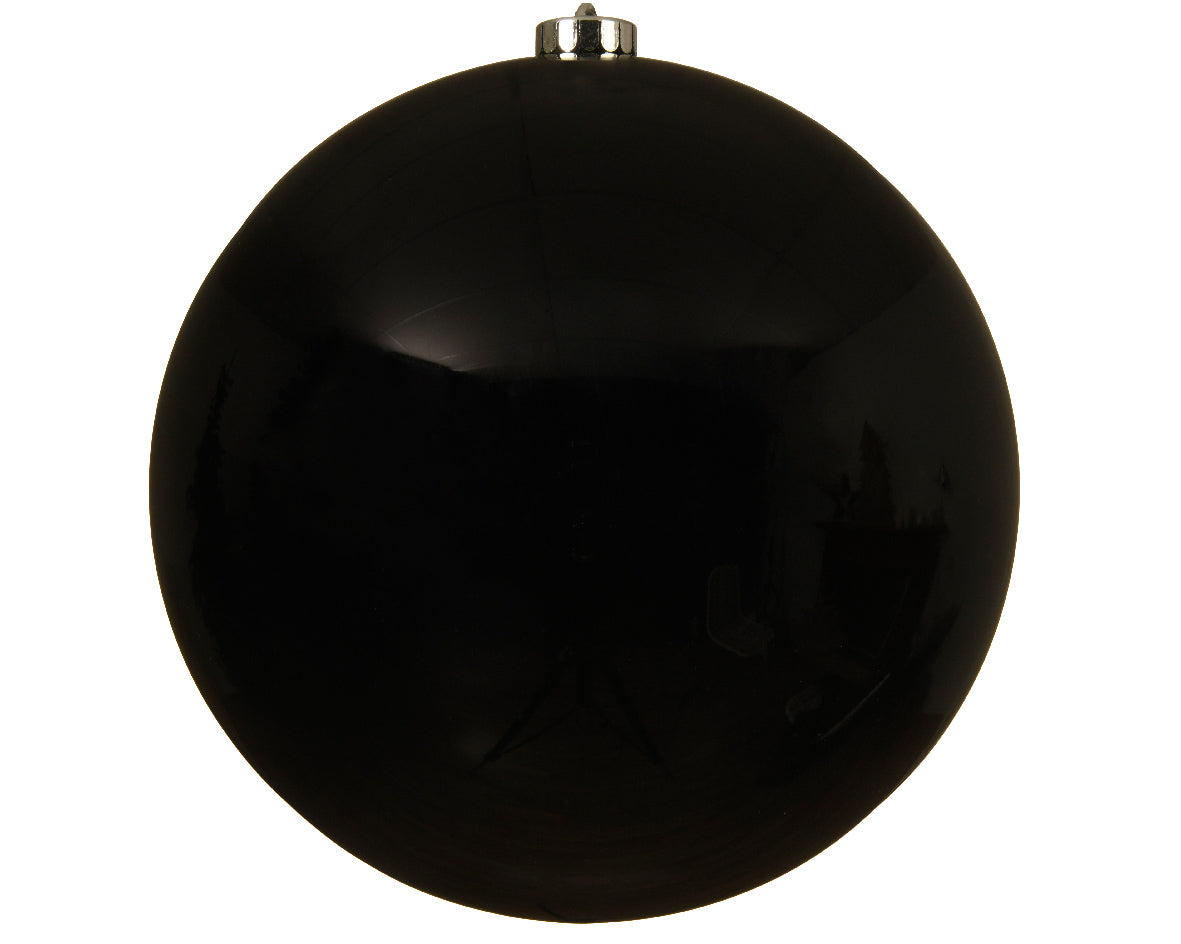 Pallina natale diametro 20cm, nero lucido Kaemingk Pallina natale diametro 20cm, nero lucido Kaemingk